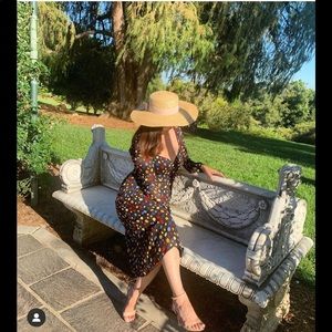 Reformation Polk dot midi dress